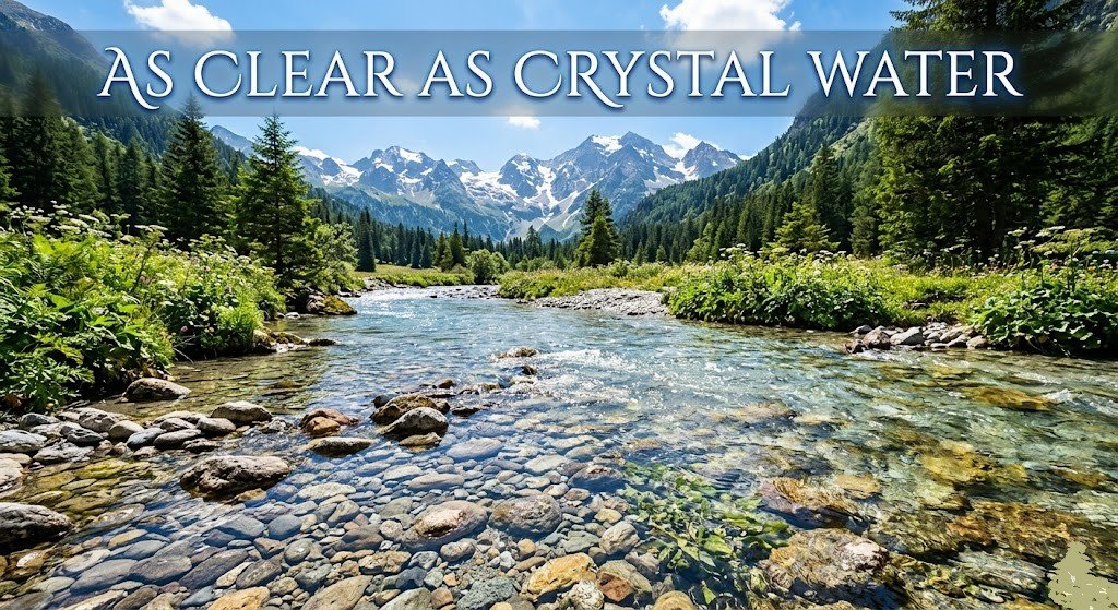 similar for clear water