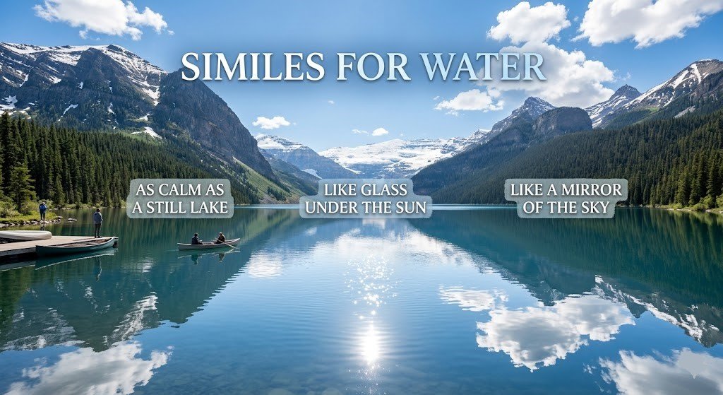 Similes for water