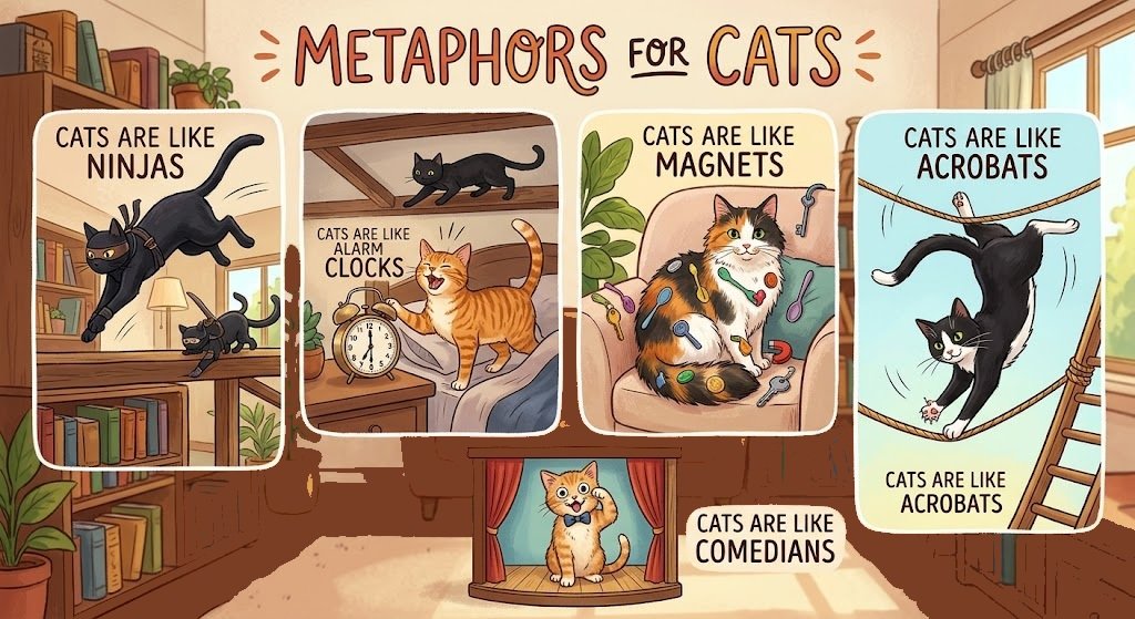 metaphors for cats