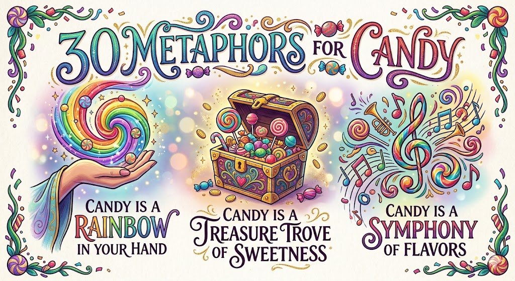 metaphors for candy
