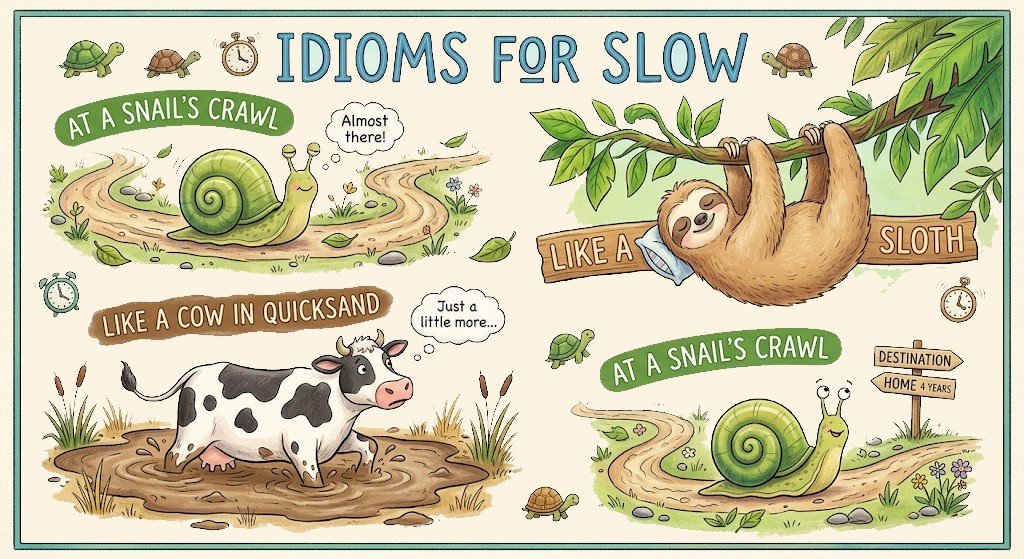 slow idioms