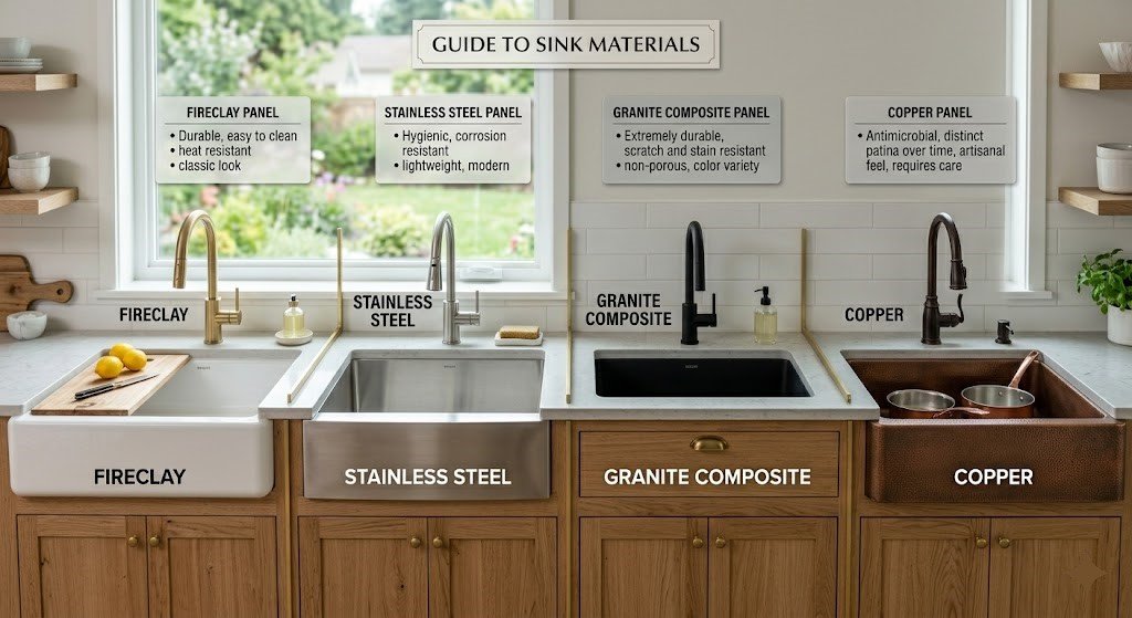 sink materials