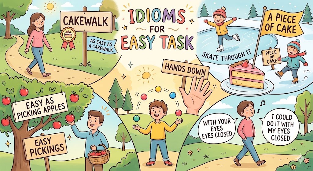 idioms for easy task