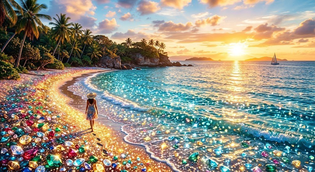 Metaphor about the beach