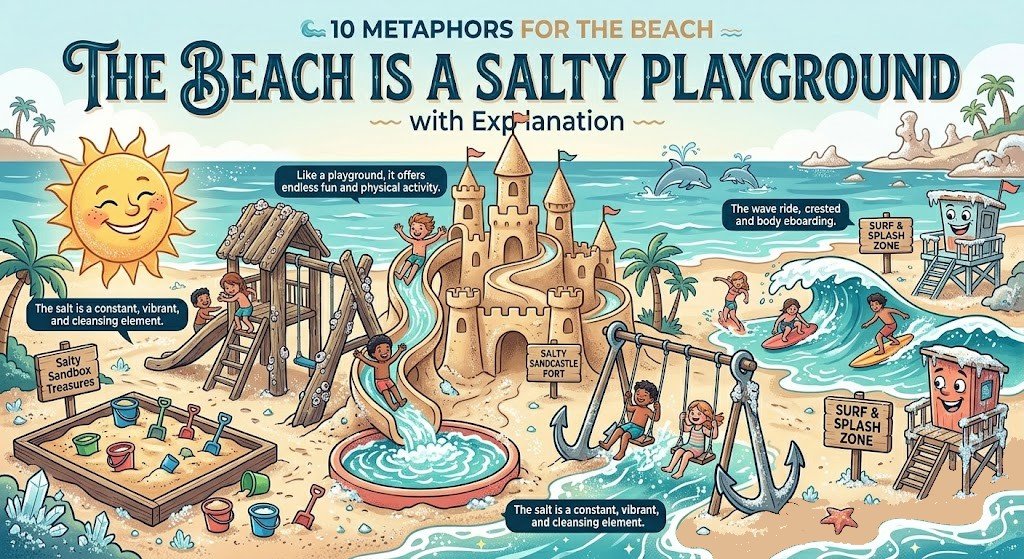 metaphor for beach