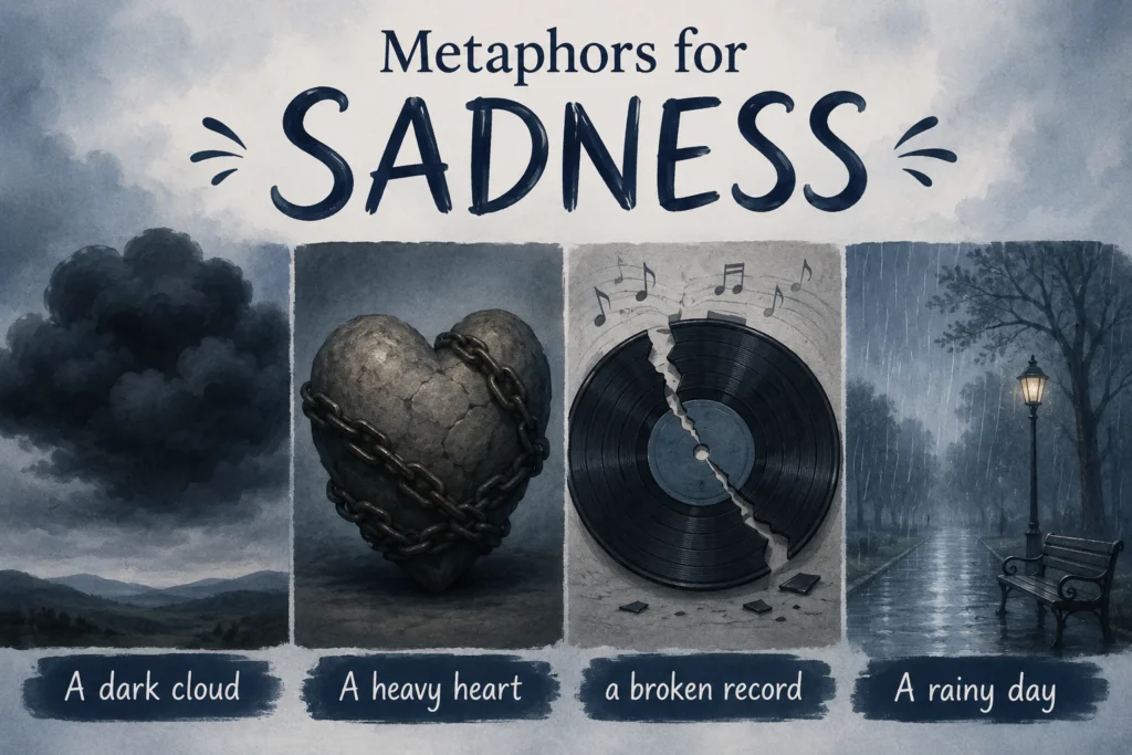 metaphors for sadness