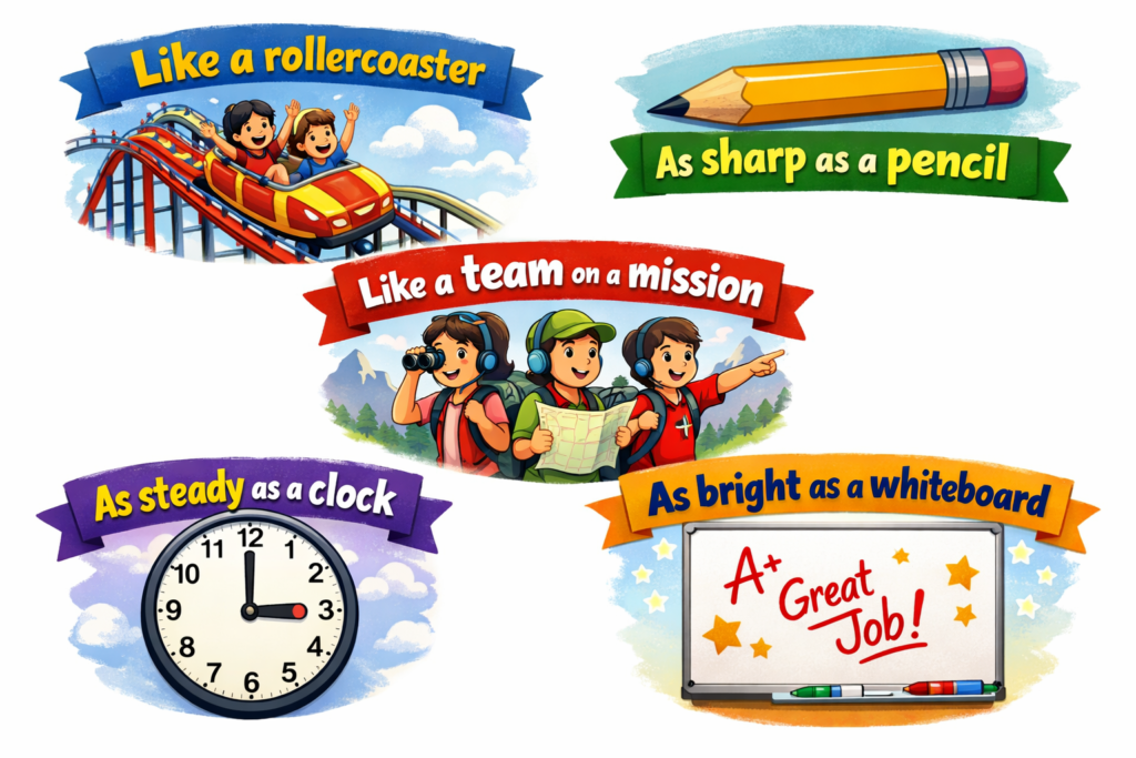 Similes about school