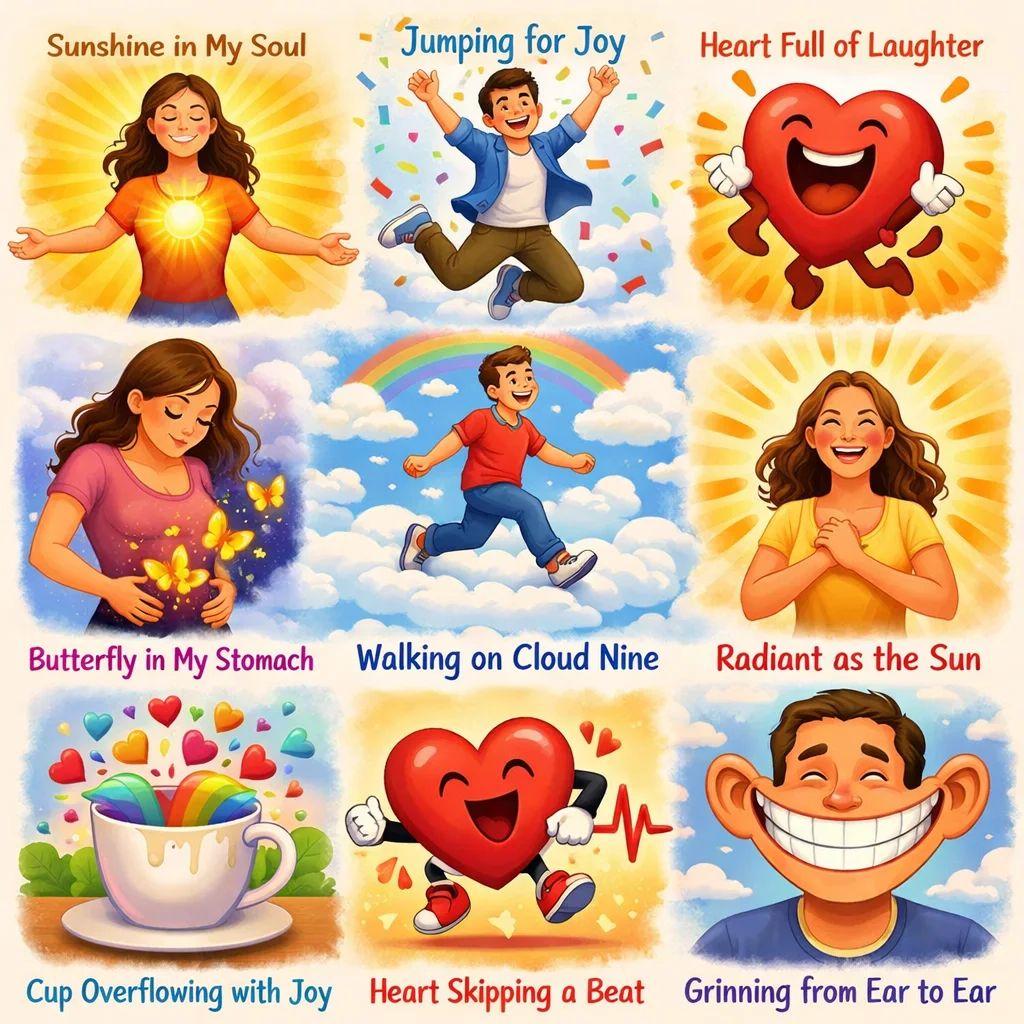 Metaphors for happiness