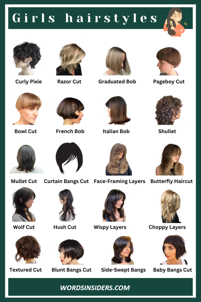 Girls hairstyle names