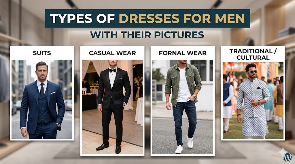 Types of Dresses for Men