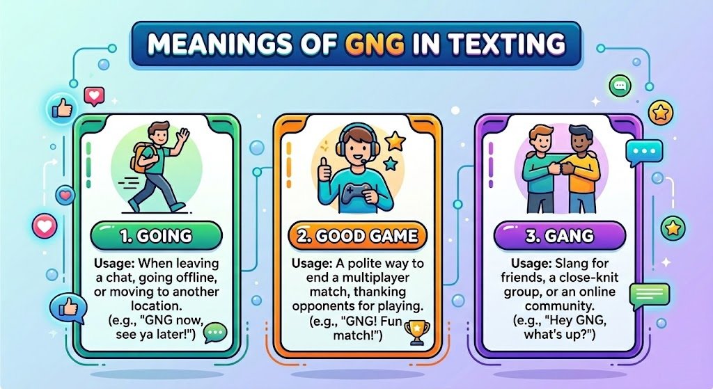 What does GNG mean in texting?
