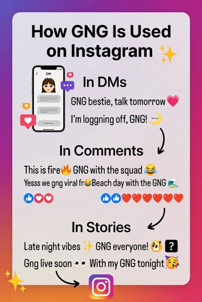 GNG used on instagram