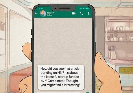 HN meaning on whatsapp