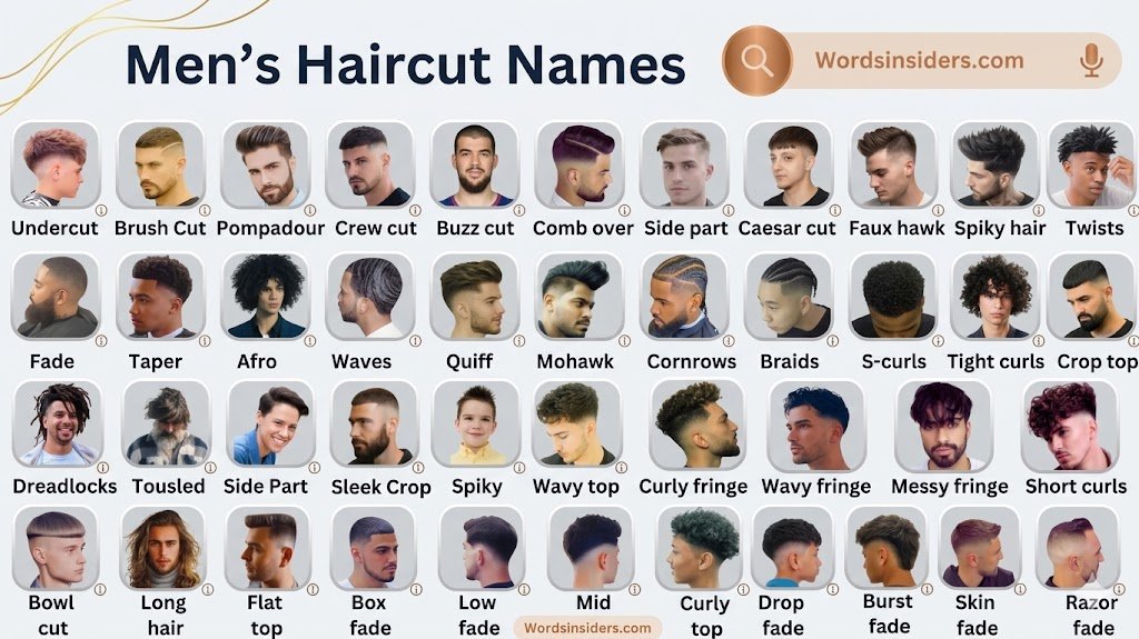 haircut names for men