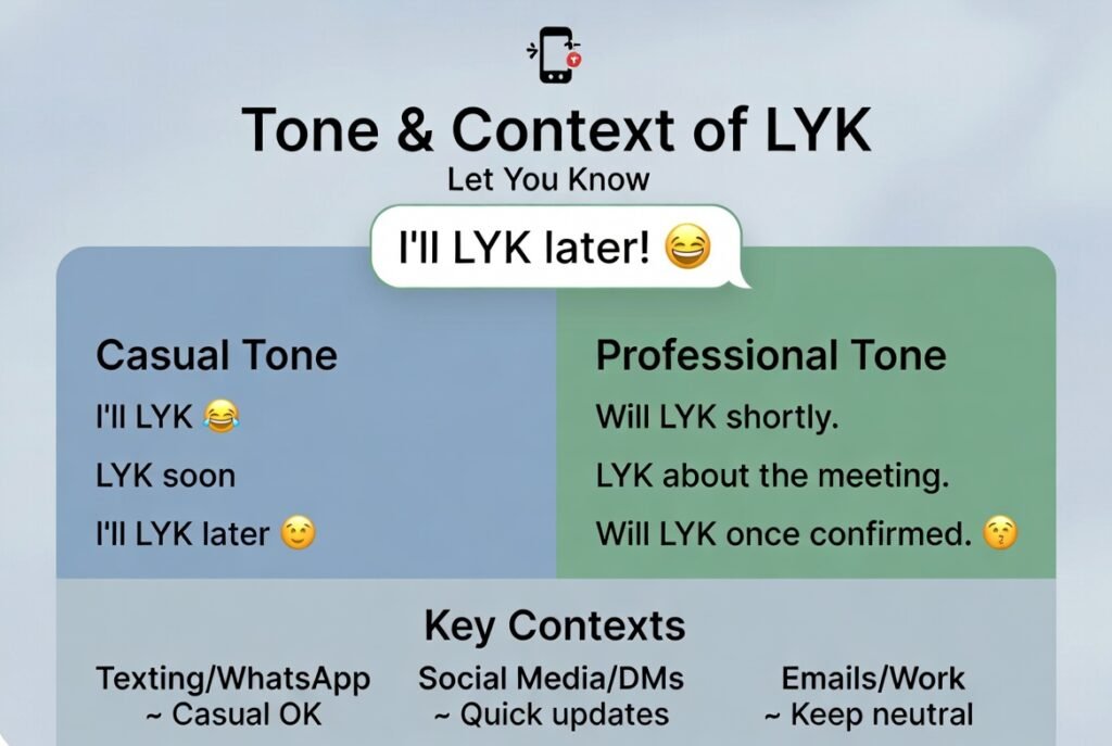 Tone and Context of LYK