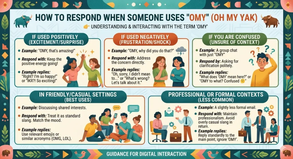 How to Respond When Someone Uses OMY