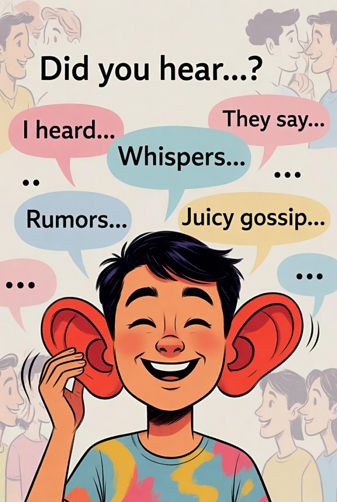 Idiom for listening