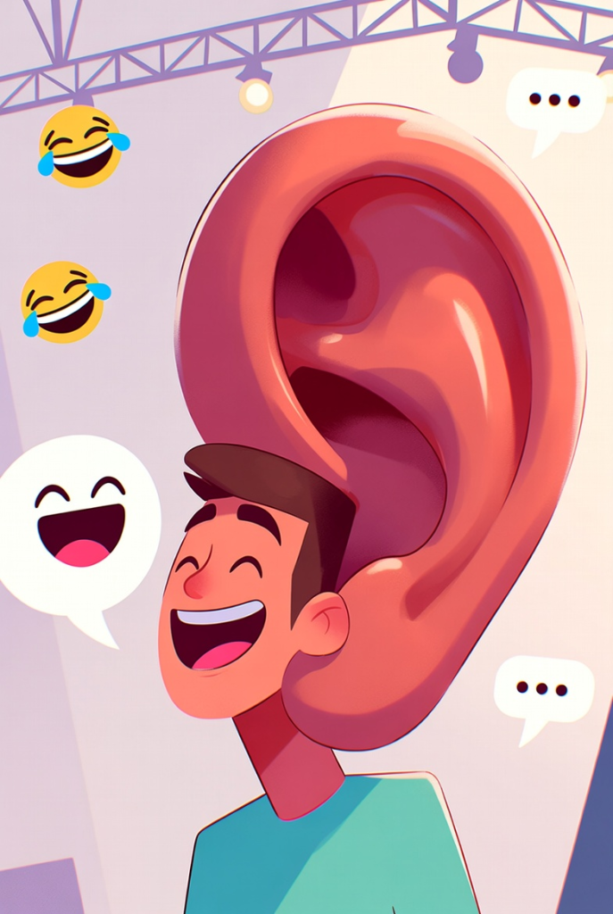 Idiom about ears