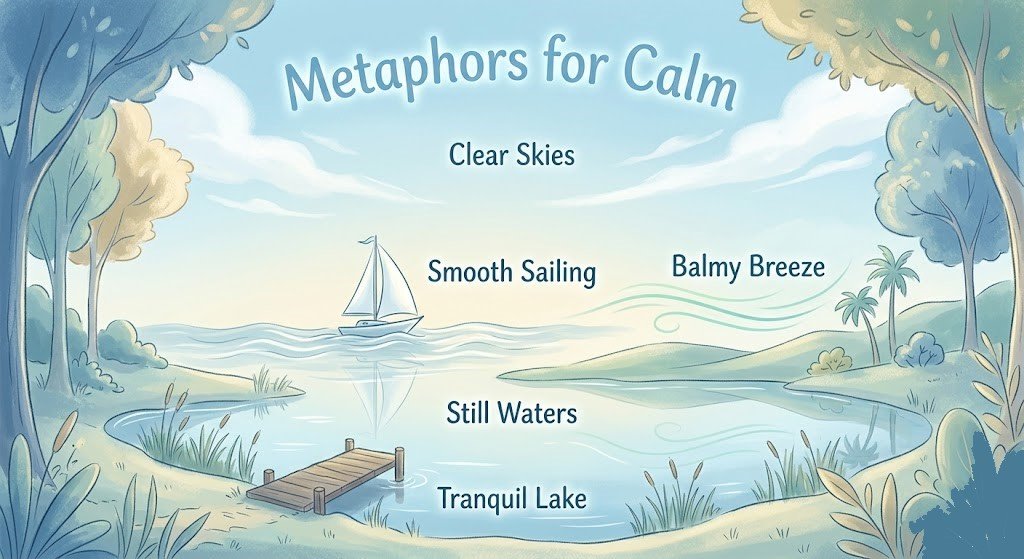 metaphors for calm