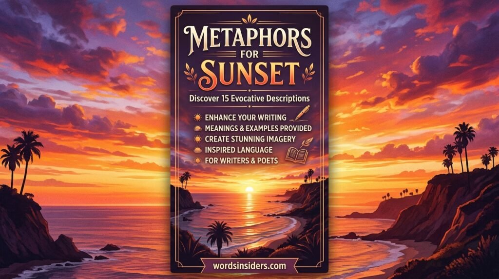 Metaphors for Sunset