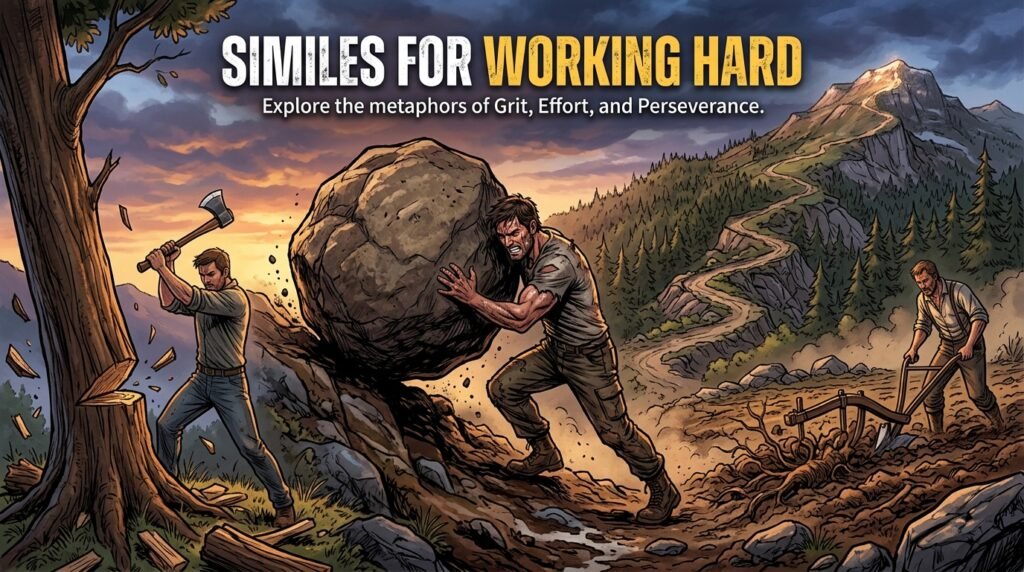 Similes for Working Hard