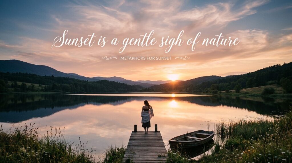 Metaphors for Sunset