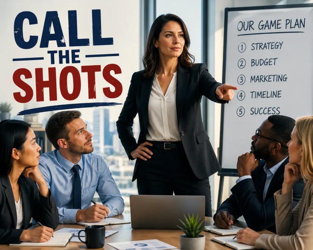 call the shots idiom