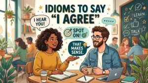 Idioms to say I agree