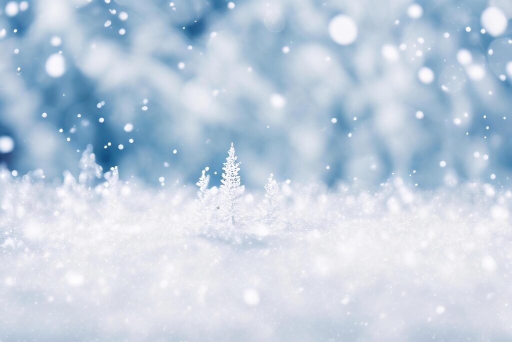 Snow is nature's glitter