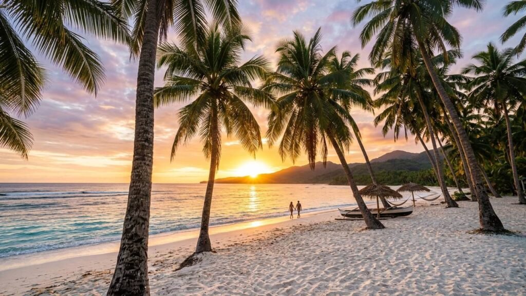 A golden sunset