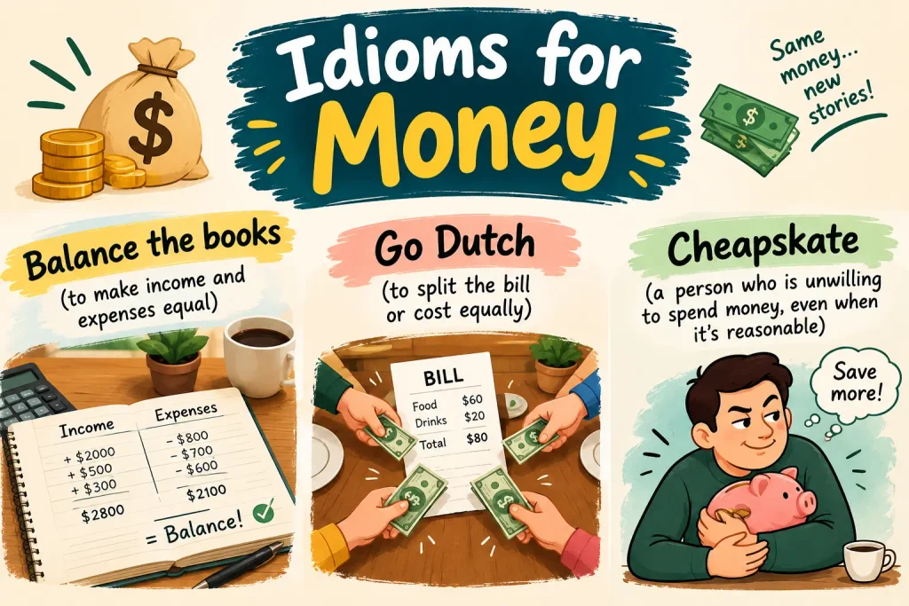 idioms about money